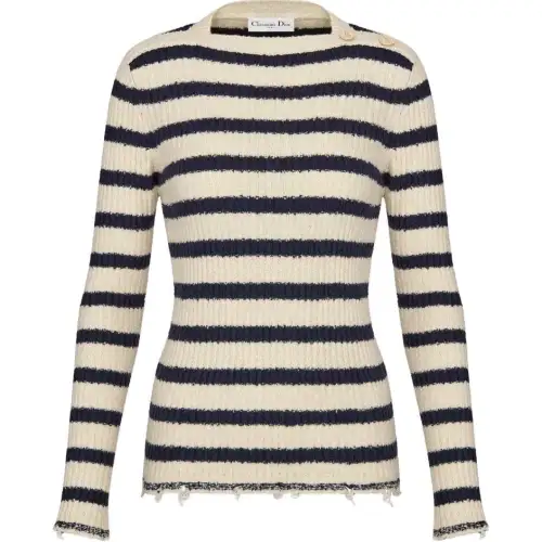 DIOR SS23 Sweater Women's Beige Blue
