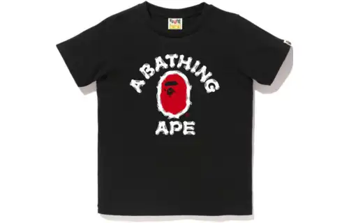 A BATHING APE T Shirts Women's Crew Neck Moderate Straight Fit