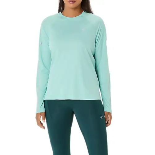 Asics ROADLITE SHOW Raglan Sleeve T Shirt Women's Oasis Green