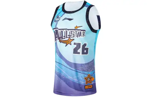 Li Ning CBA Collection Basketball Jersey Men's Wave Blue