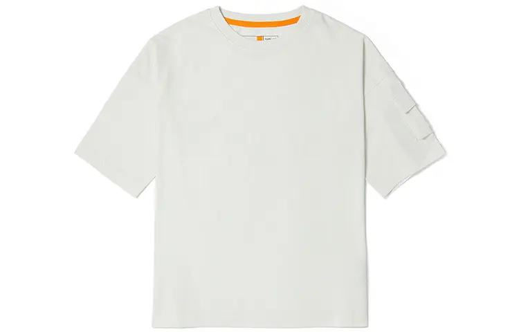 Timberland Drop Shoulder Sleeve T Shirt Women's Vintage White