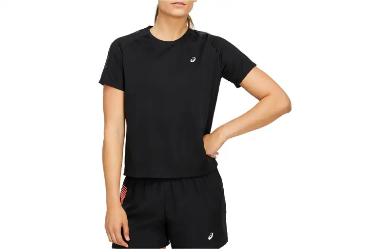 Asics Icon Ss Top Women's Eastern T Shirt Women's Black