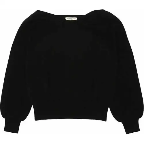 Burberry Sweaters Women's Black Crew Neck Moderate Other