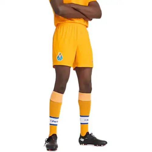 New Balance FC Porto Away Short Soccer Bottom Men's Yellow