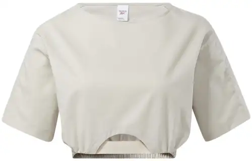 Reebok Drop Shoulder Sleeve T Shirt Women's White