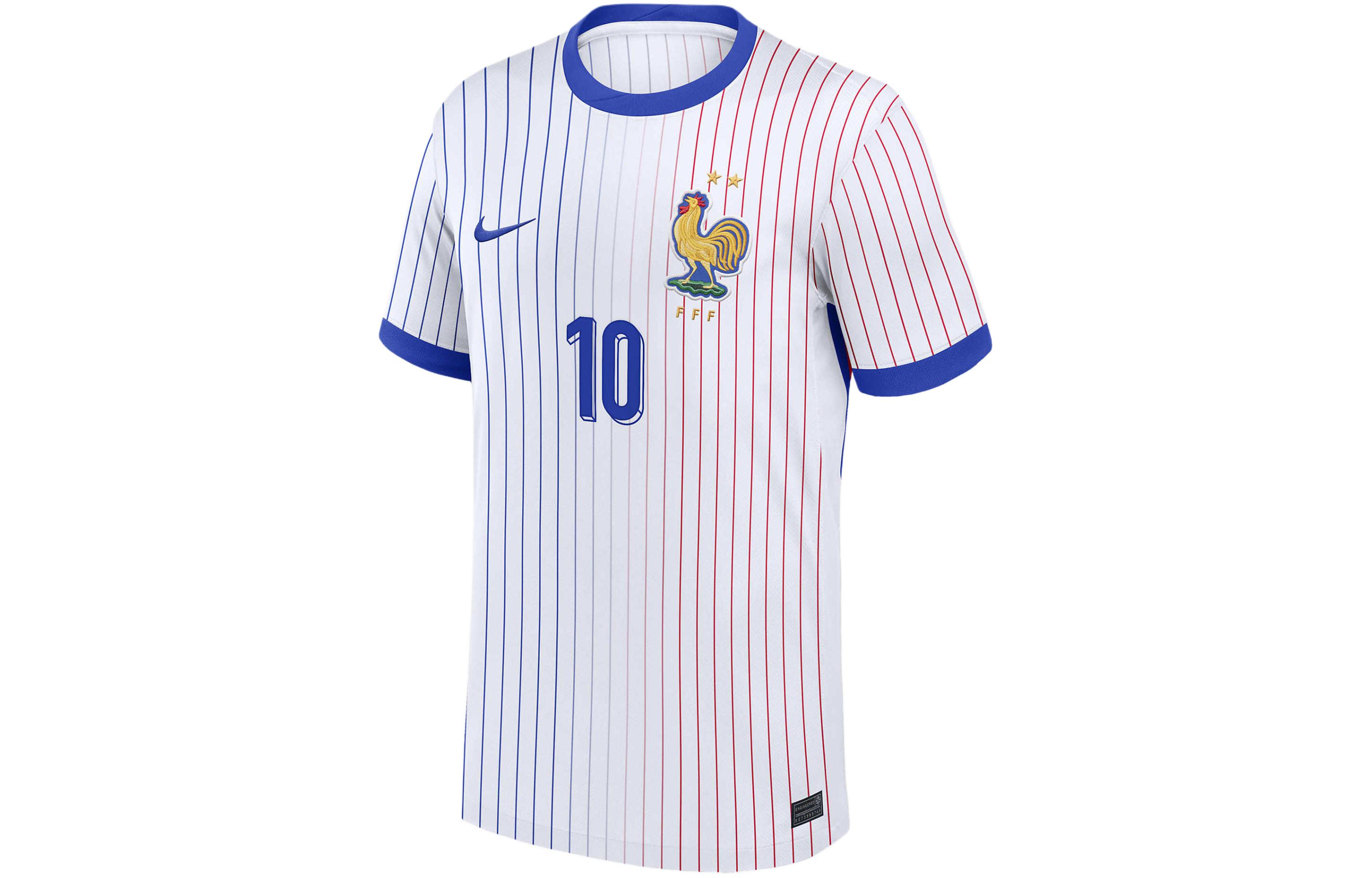 Nike Kylian Mbappé France National Team 2024 Stadium Away Women's Nike Dri FIT Soccer Jersey