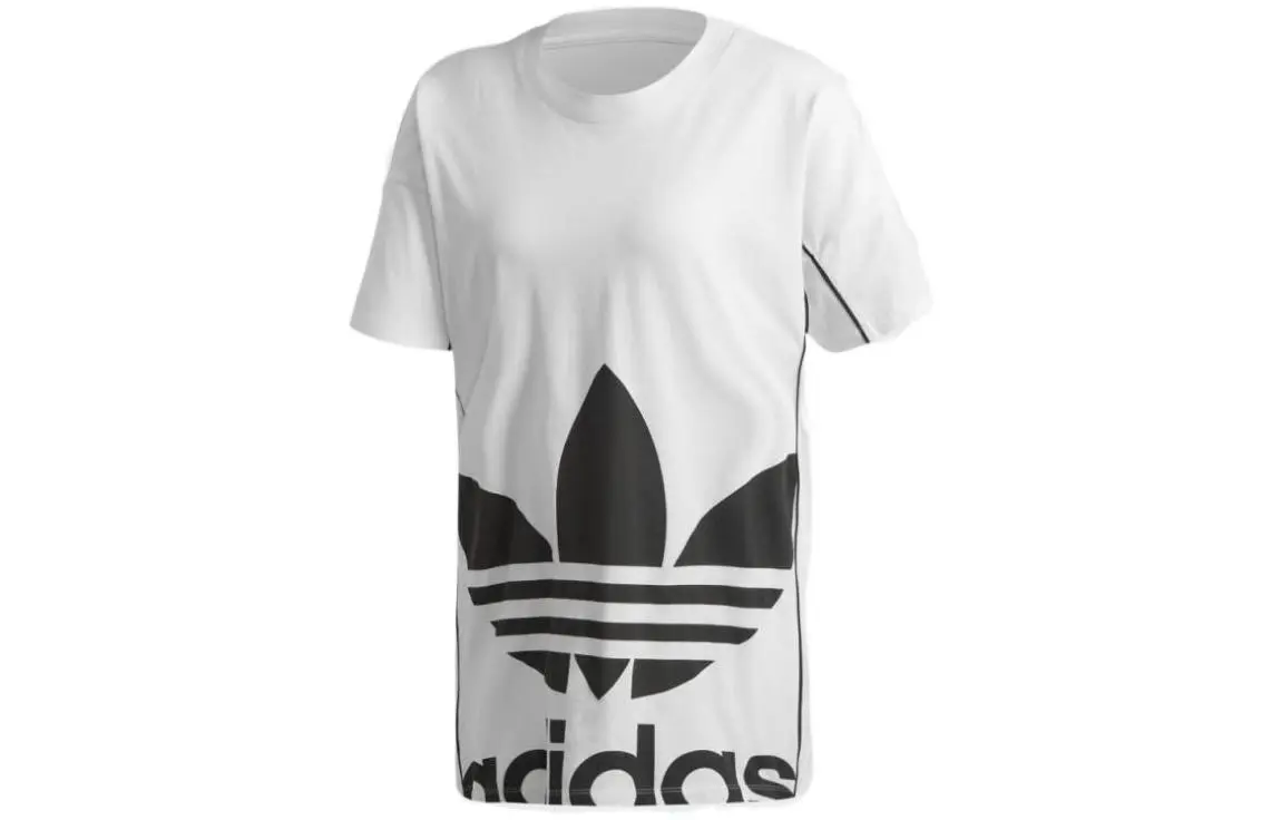 Adidas Originals Drop Shoulder Sleeve T Shirt Women's White