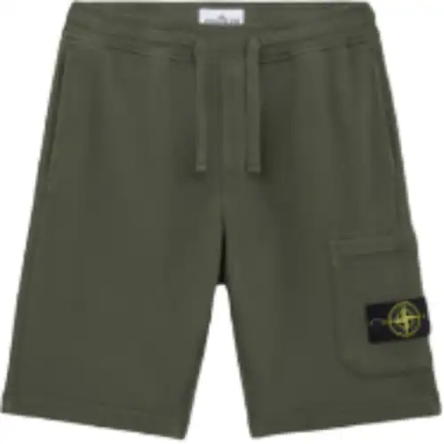 STONE ISLAND Casual Shorts Men's Dark Green