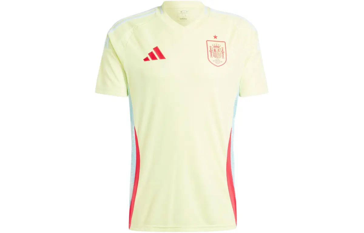 Adidas Spain National Team Spain Away Jersey Soccer Jersey Fan Edition Men's Yellow