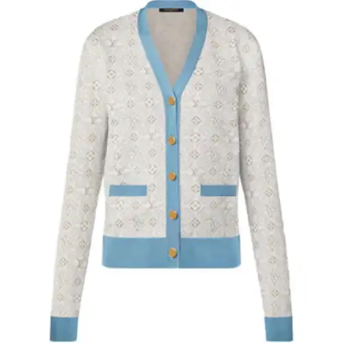 Lv Since 1854 Contrast Trim Cardigan
