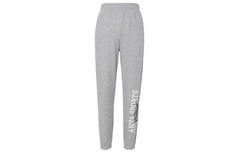 Anta Sports Life Collection Sports Pants Men's CD28 Gray Heather Gray