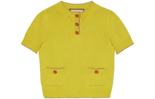 【Previous Season】crew-neck short-sleeve knit top