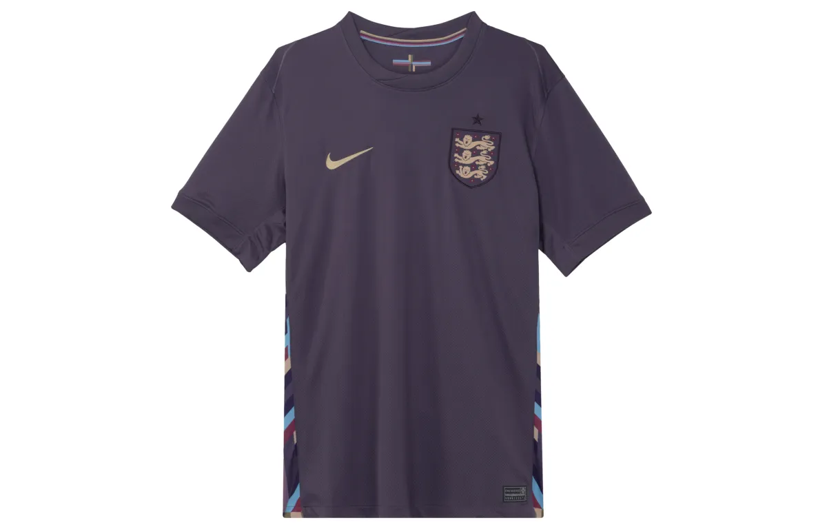 Nike England National Team Soccer Jersey Fan Edition Men's Dark Purple/Sesame Brown