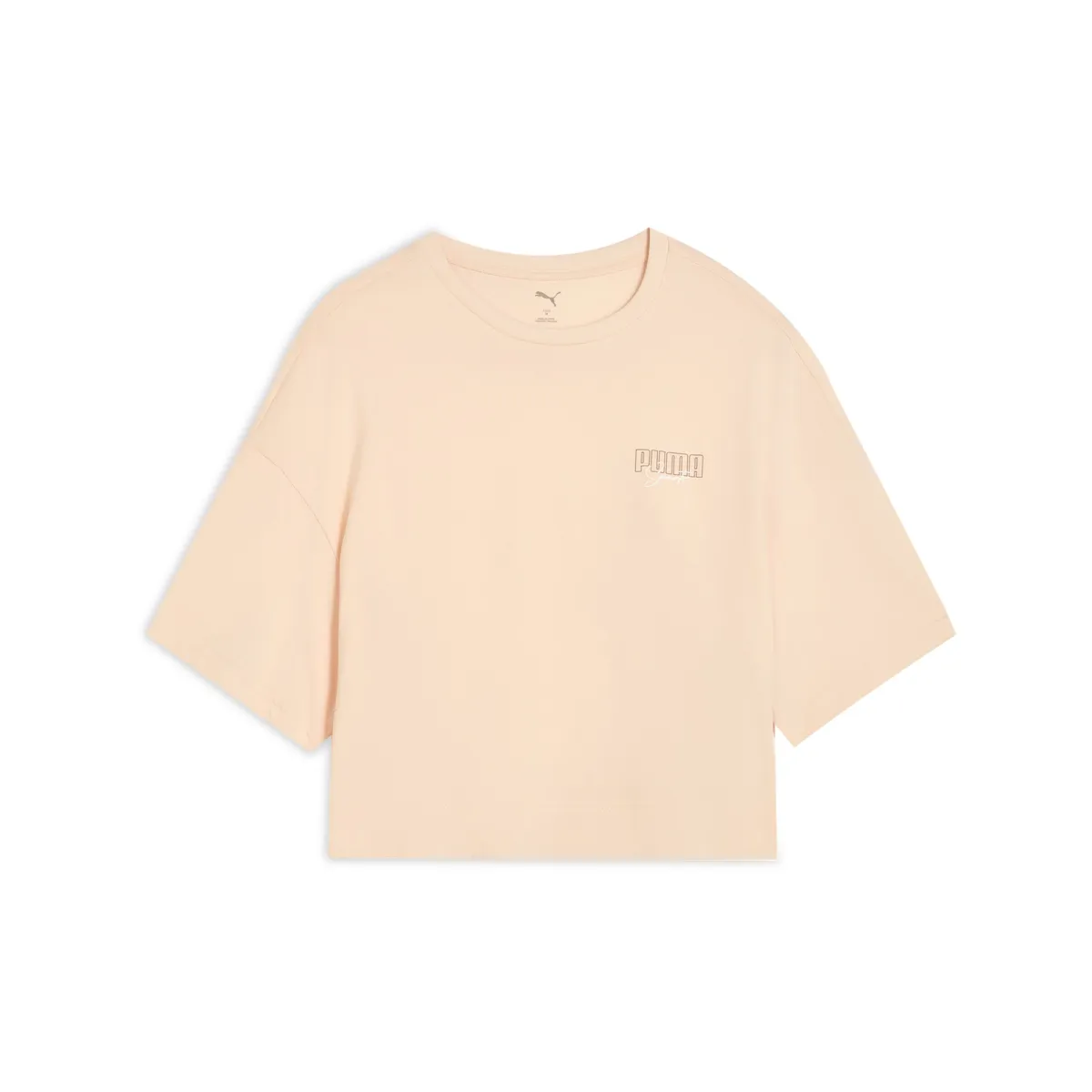 PUMA Elevatedgraphic T Shirt Women's Peach Bamboo
