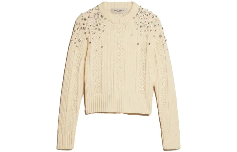 Golden Goose Deluxe Brand Embellished Knitted Jumper