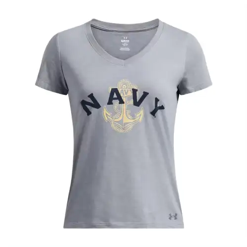 Under Armour Performance CottonCollegiate T Shirt Women's Gray