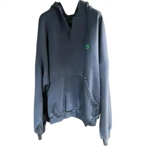 Balenciaga Logo Embroidered Polo Hoodie