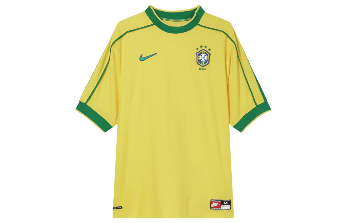 Nike Brazil National Team Soccer Jersey Fan Edition Men's Campus Chestnut Yellow