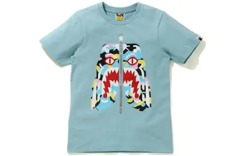 A BATHING APE T Shirts Women's Crew Neck Moderate Straight Fit