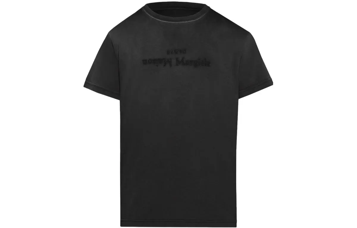 Maison Margiela Reverse Logo Detailed Crewneck T Shirt