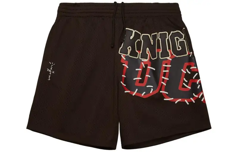 Travis Scott x Mitchell Ness Sports Shorts Unisex Brown