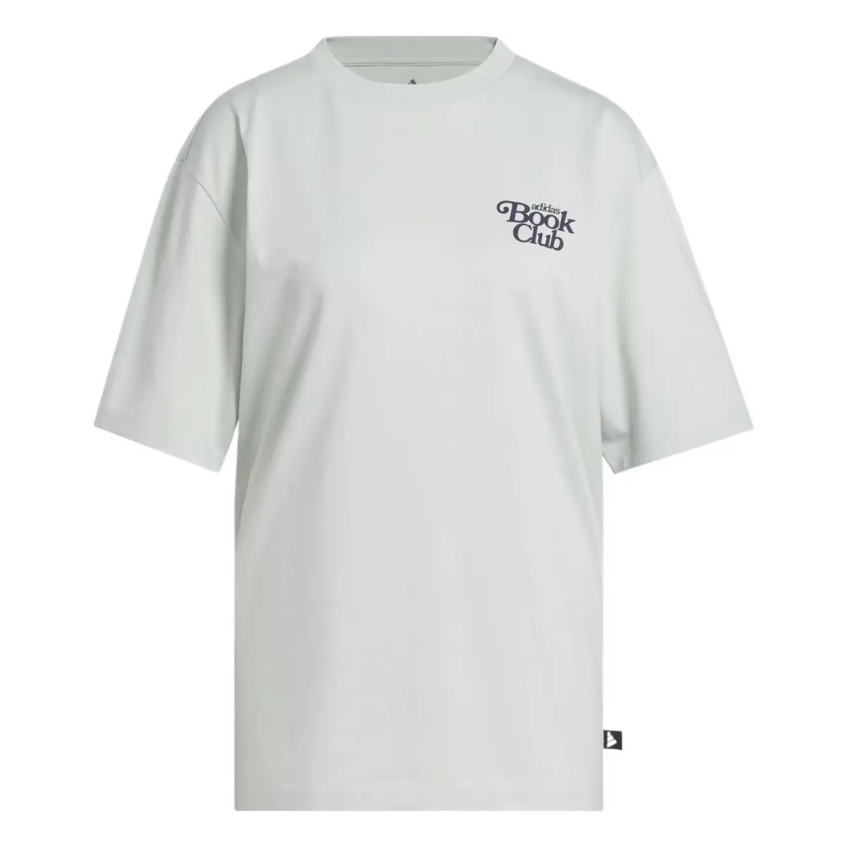 Adidas Drop Shoulder Sleeve T Shirt Women's Fantasy Silver