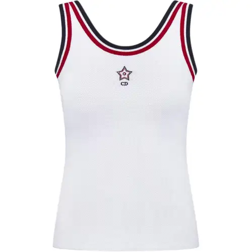 DIOR Vibe Collection SS25 Tank Top Women's White