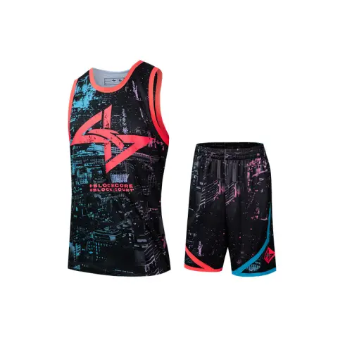 Basketball comfortable breathable vest with letters with a round collar sleevless, shorts, base set, mid rise, men's style