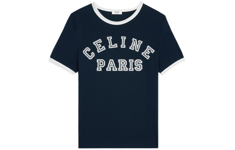 Женская футболка CELINE (синяя)