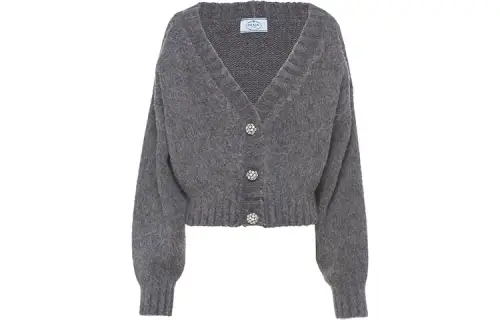 PRADA FW21 Fitted Sweater Women's Gray