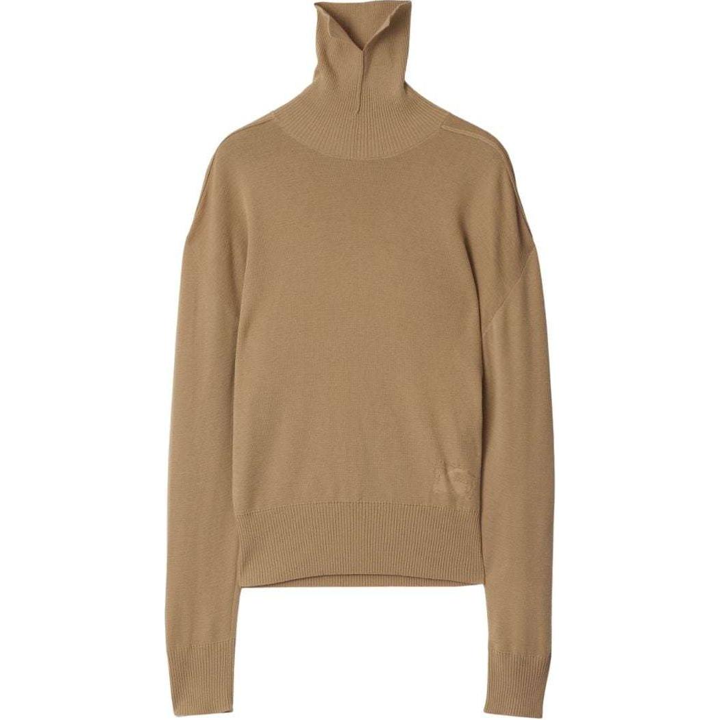 Burberry high-neck wool jumper