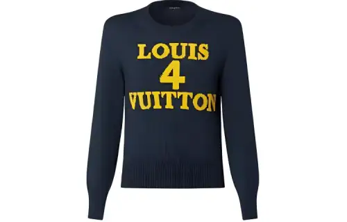 Lv Louis 4 Vuitton Knitted Pullover