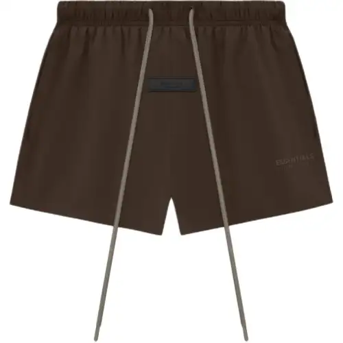Fear Of God Essentials Running Short Wood Casual Shorts Men's Phoebe Zhennan Brown
