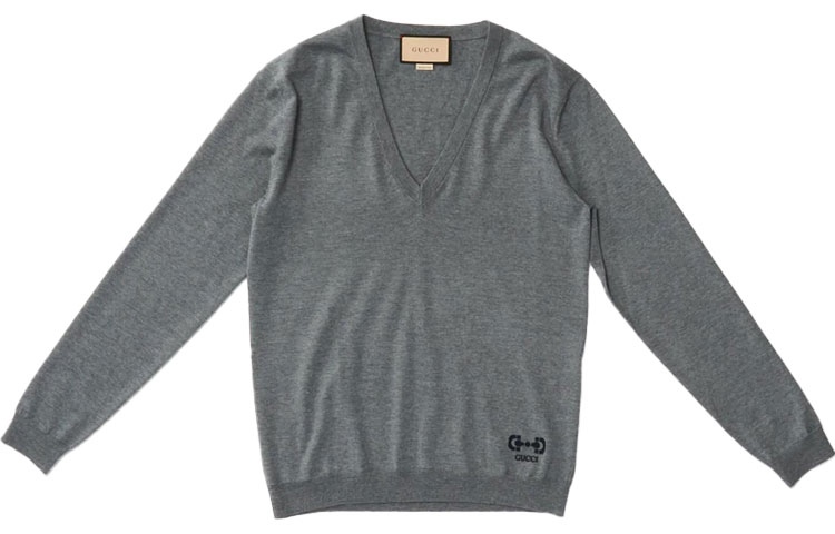 GUCCI SS23 Sweater Women's Gray