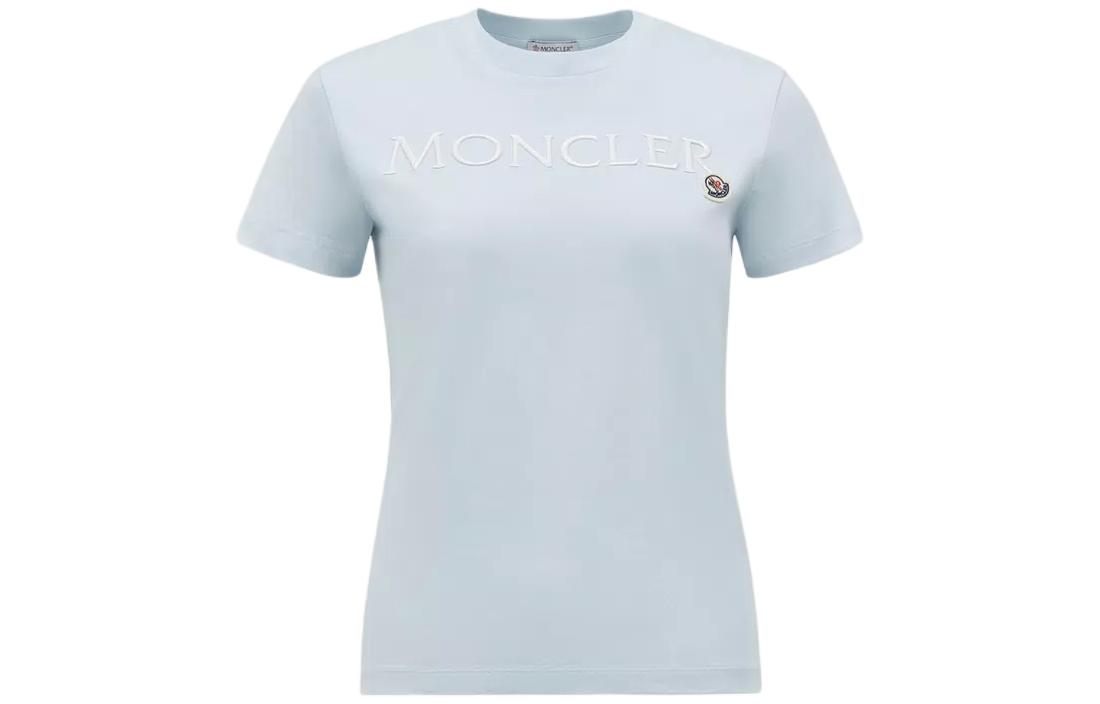 Женская футболка Moncler Moncler T (голубой)