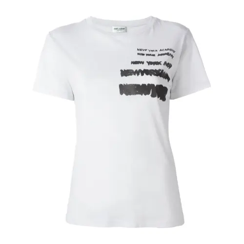 SAINT LAURENT SS22 T Shirt Women's White
