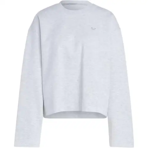 Adidas Originals Essential Drop Shoulder Sleeve T Shirt Women's Light Gray