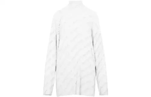 Balenciaga Oversize Turtleneck Knit Jumper