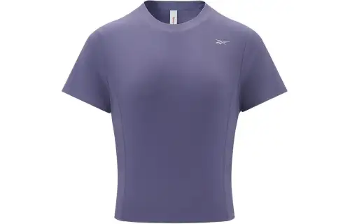 Reebok T Shirt Women's Gray Purple
