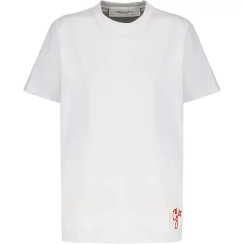 Golden Goose Logo patch Short sleeved T shirt