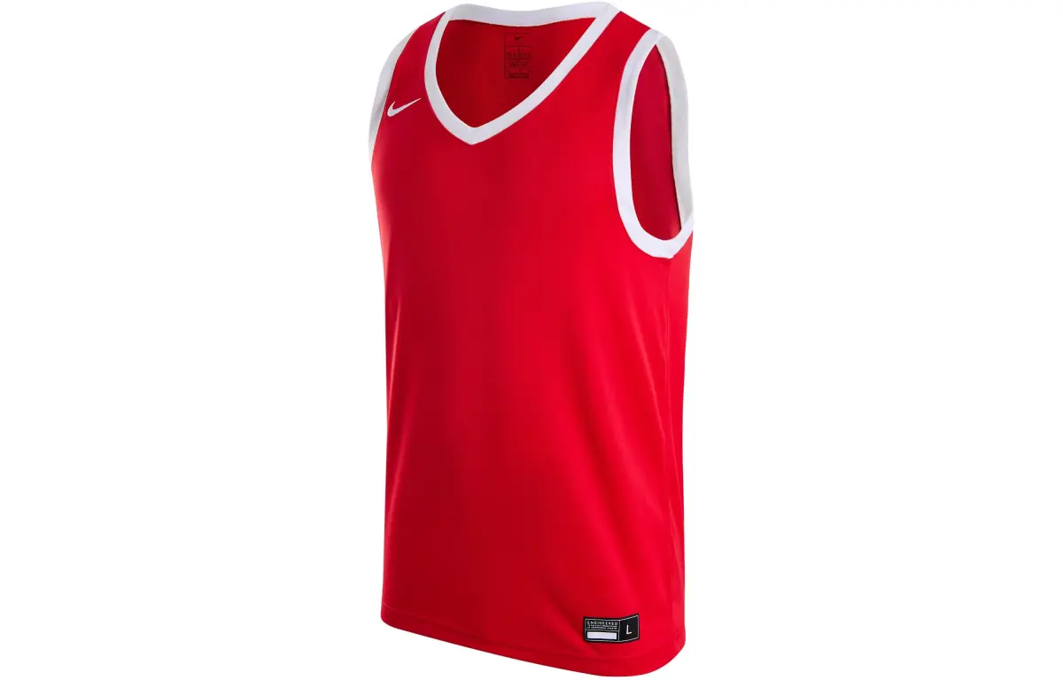 Nike DRI FIT CROSSOVER Basketball Jersey Men's University Red/White/White