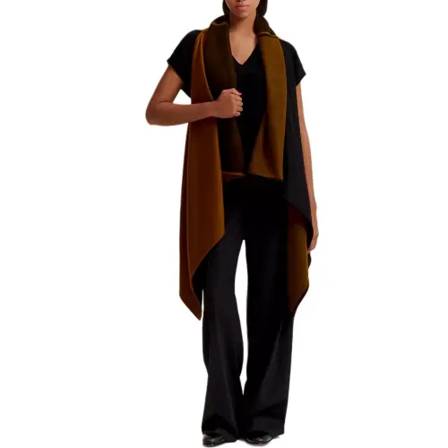 HERMES Tank Tops Women's Brown Moderate