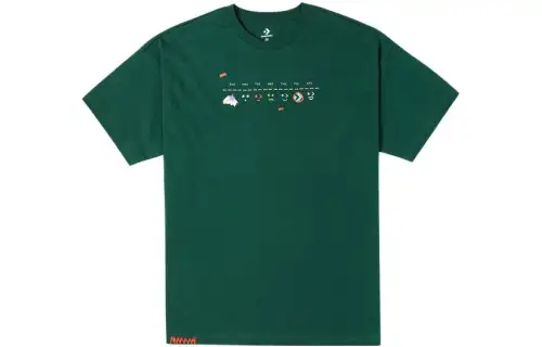 Converse Drop Shoulder Sleeve T Shirt Women's Green