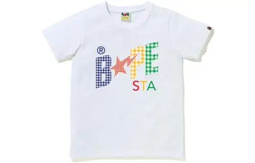 A BATHING APE T Shirts Women's Crew Neck Moderate Straight Fit