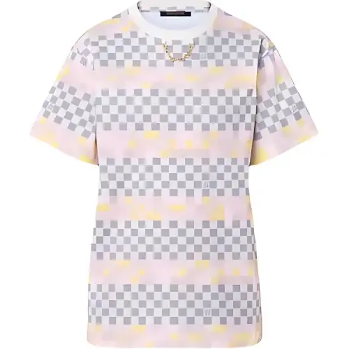 LOUIS VUITTON New Quarterly Products Of LV T Shirts Women's Multicolor Crew Neck Moderate Straight Fit