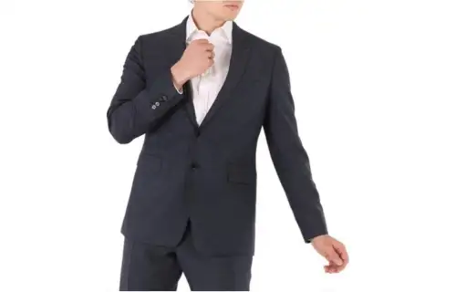 Burberry Business Suits Men's Suit Collar Moderate
