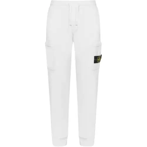 STONE ISLAND Casual Pants Men's White