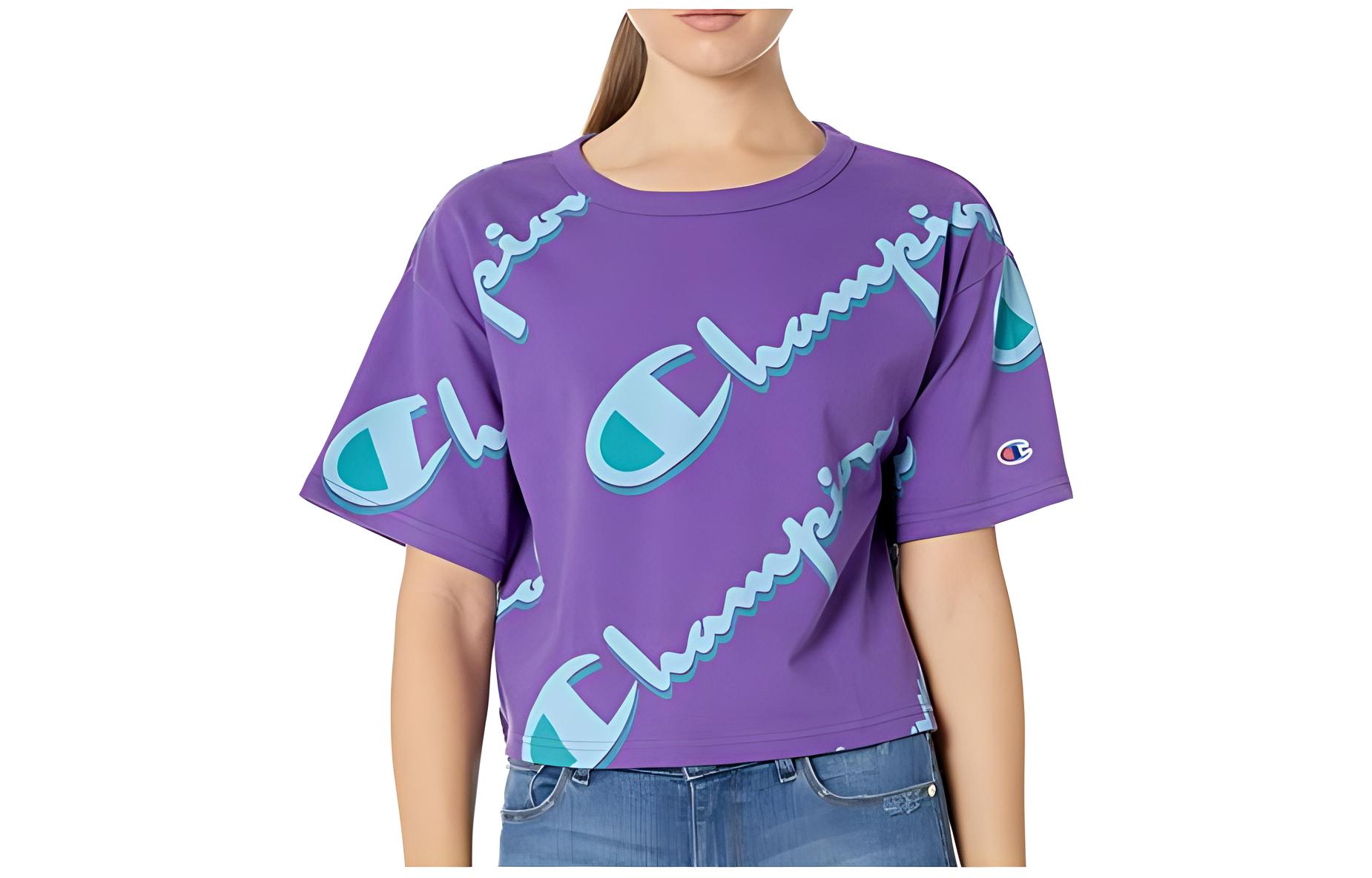 Champion FW23 Drop Shoulder Sleeve T Shirt Women's