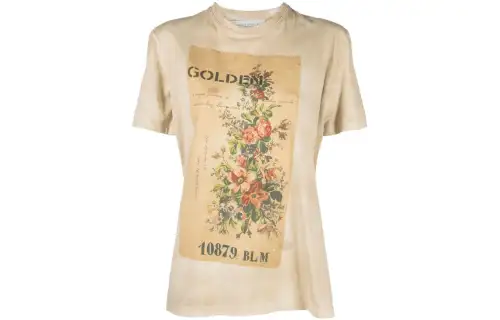 Golden Goose FW22 Regular T Shirt Women's Umber