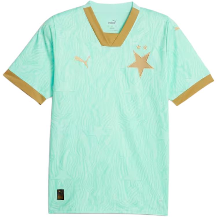 PUMA Bratislava SK Slavia Prague 23/24 Away Jersey Soccer Jersey Men's Green